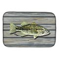 Carolines Treasures Carolines Treasures 8493DDM Fish Bass Small Mouth Dish Drying Mat 8493DDM